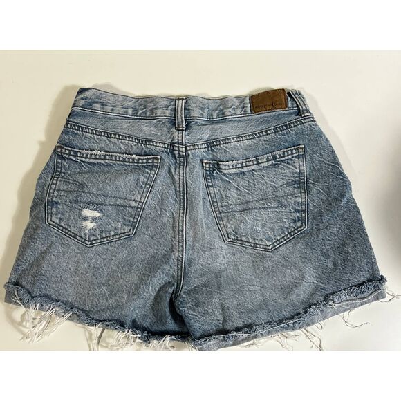 American‎ Eagle Mom Distressed Cut Off Shorts Sz. 2 - Picture 2 of 5